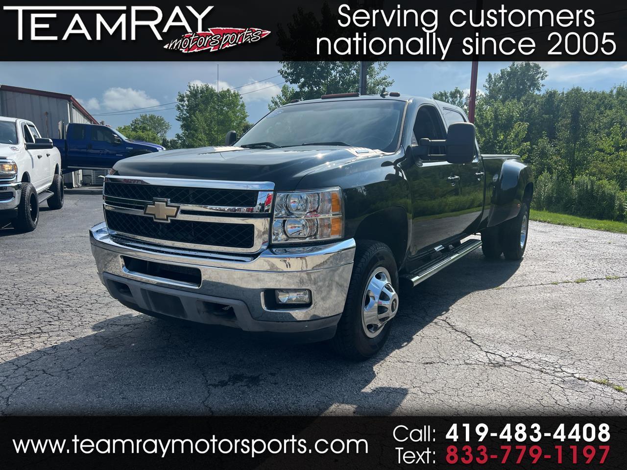 Black 2011 Chevrolet Silverado 3500HD Pickup Truck Four-Wheel Drive Automatic