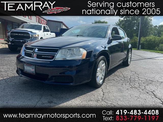 Blue 2013 Dodge Avenger Sedan Front-Wheel Drive Automatic