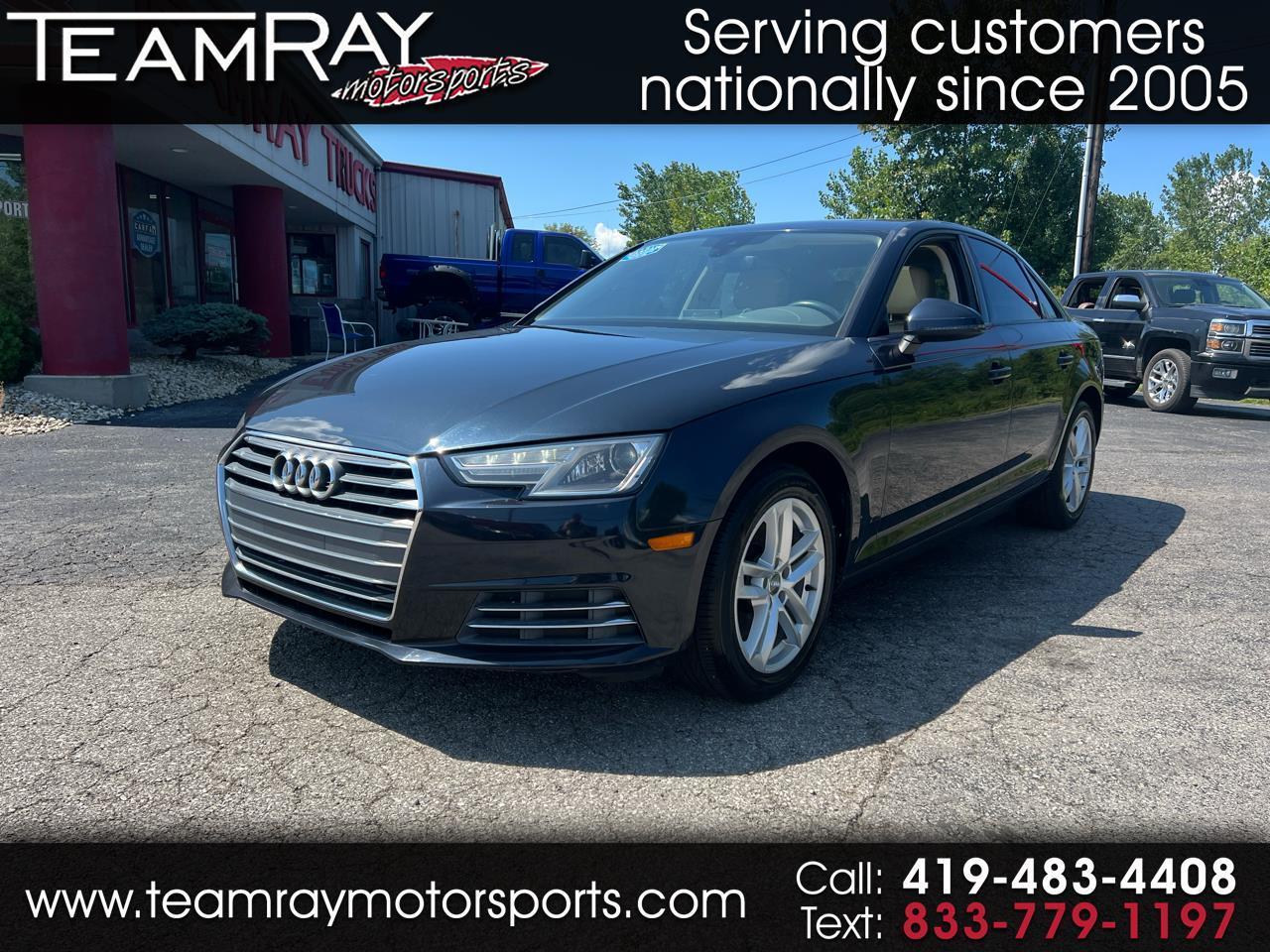2017 Audi A4 2.0 TFSI Auto ultra Premium FWD