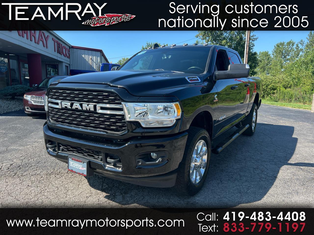 Black 2022 RAM 2500 Pickup Truck Four-Wheel Drive 6-Speed Automatic