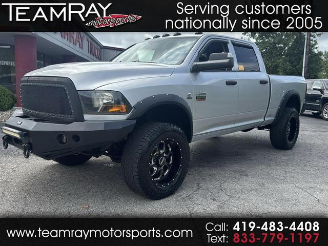 Silver 2012 RAM 2500 Pickup Truck Four-Wheel Drive 6-Speed Manual