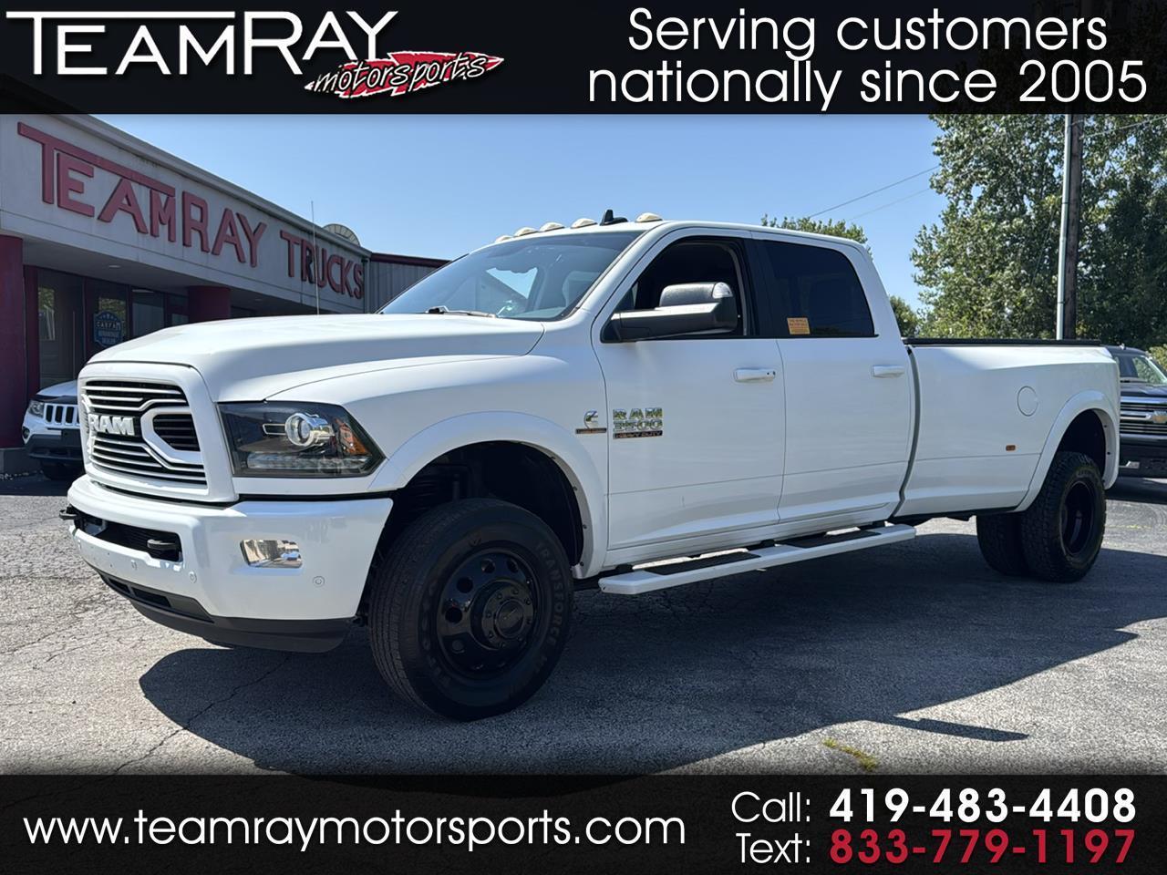 2018 RAM 3500 Laramie 4x4 Crew Cab 8' Box