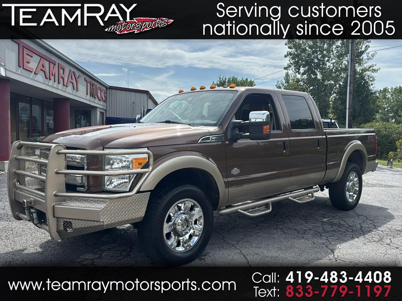 2012 Ford Super Duty F-250 SRW 4WD Crew Cab 156" King Ranch