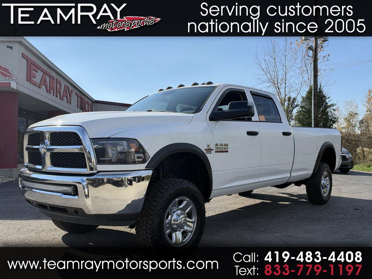 2017 RAM 3500 Tradesman 4x4 Crew Cab 8' Box