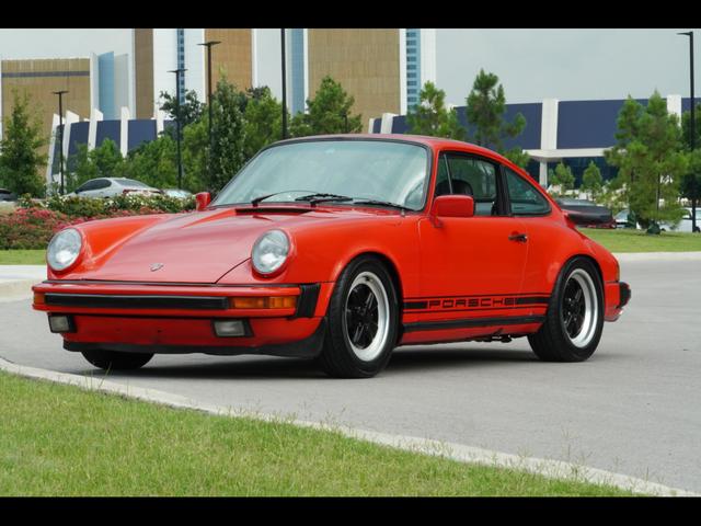 Red 1977 Porsche 911 Coupe 5-Speed Manual
