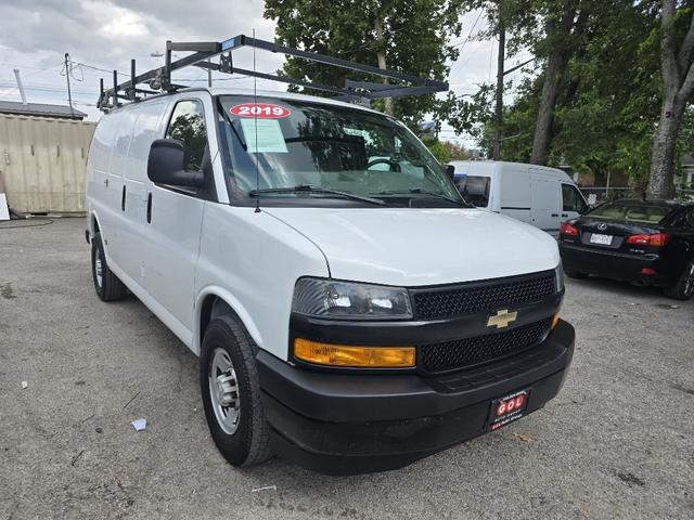 White 2019 Chevrolet Express Cargo 2500 RWD Van Rear-Wheel Drive Automatic