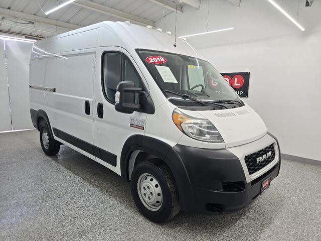 White 2019 RAM ProMaster 1500 136 High Roof Cargo Van FWD Van Front-Wheel Drive Automatic