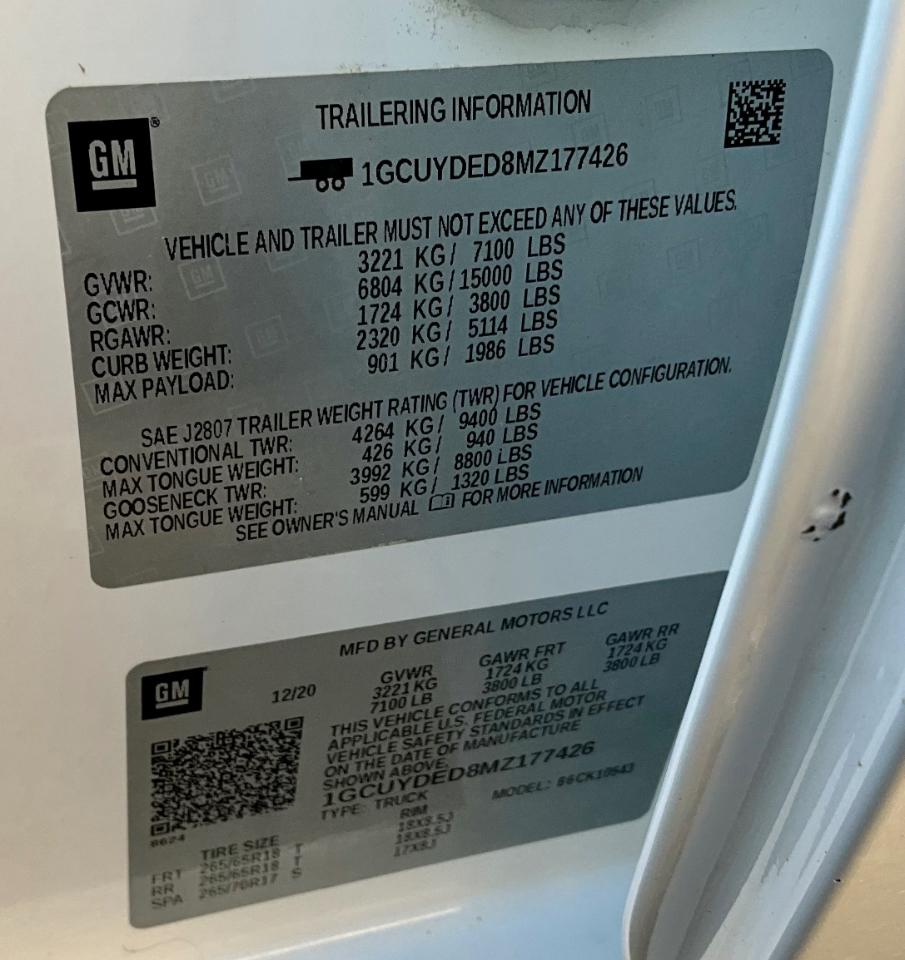 Chevrolet Silverado 1500 LT Crew Cab 4WD 2021