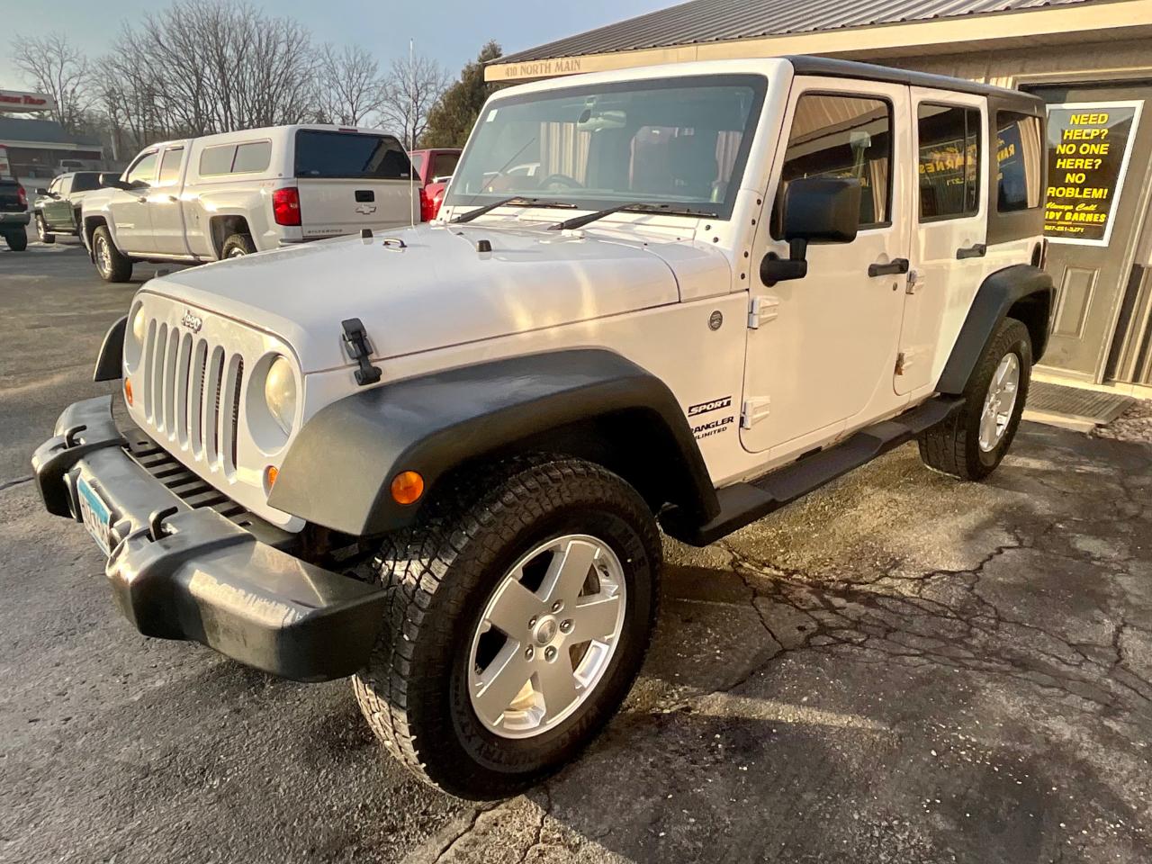 2012 Jeep Wrangler Unlimited Sport 4WD  POSTAL RIGHT HAND DRIVE
