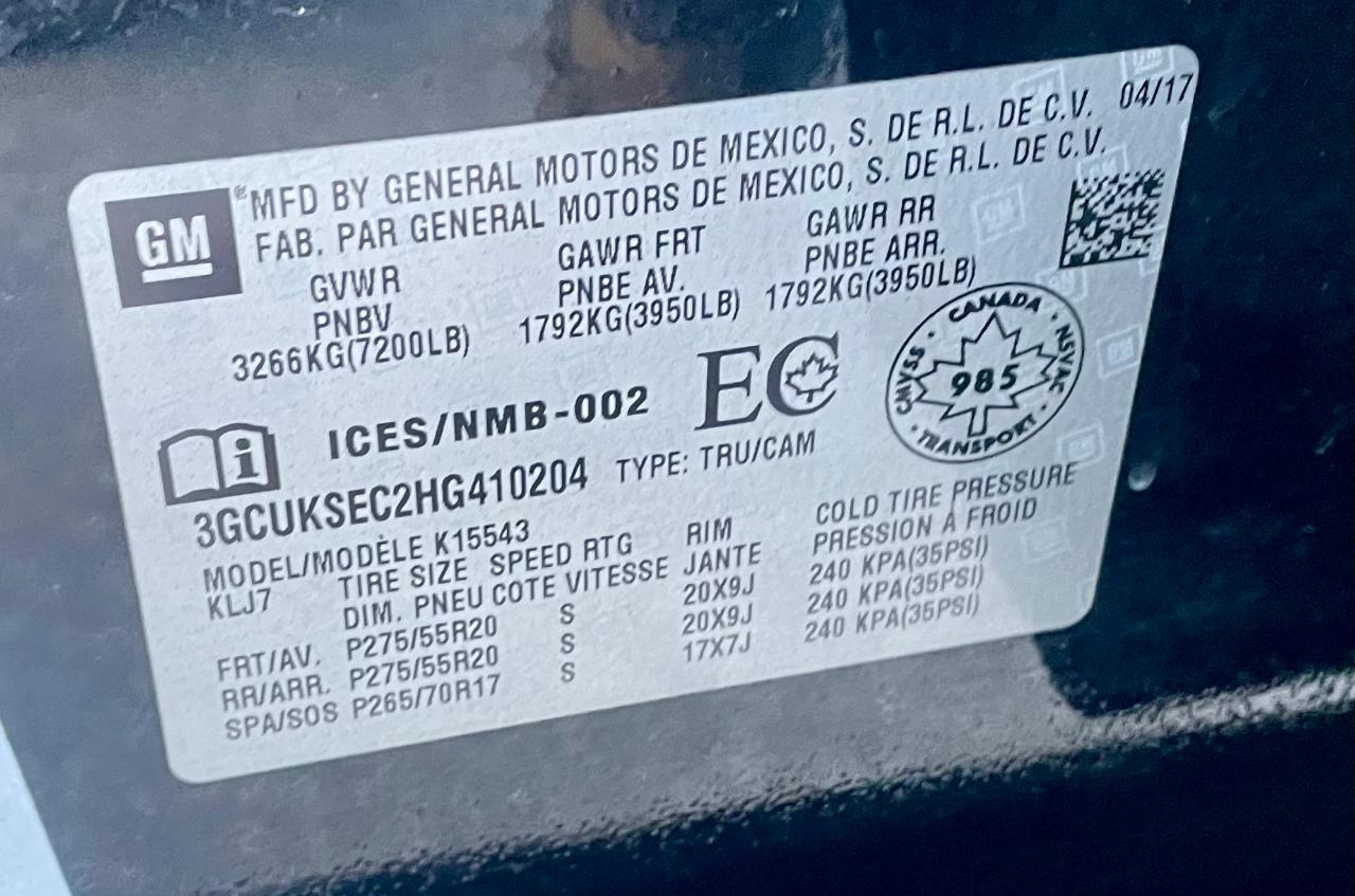 Chevrolet Silverado 1500 LTZ Crew Cab 4WD 2017