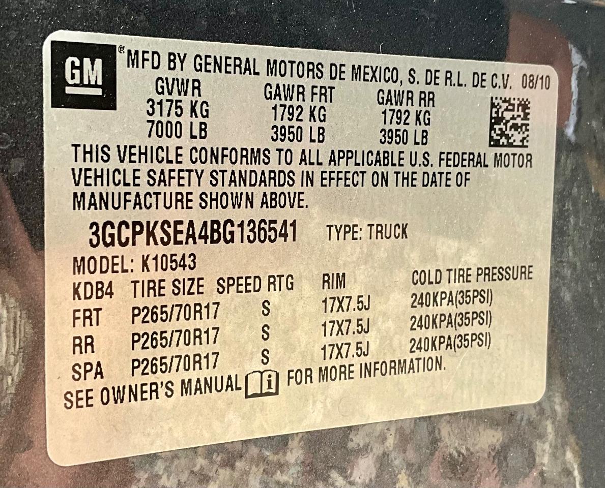 Chevrolet Silverado 1500 LT Crew Cab 4WD 2011