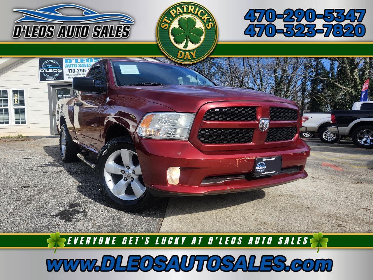 2013 RAM 1500 4WD Reg Cab ST
