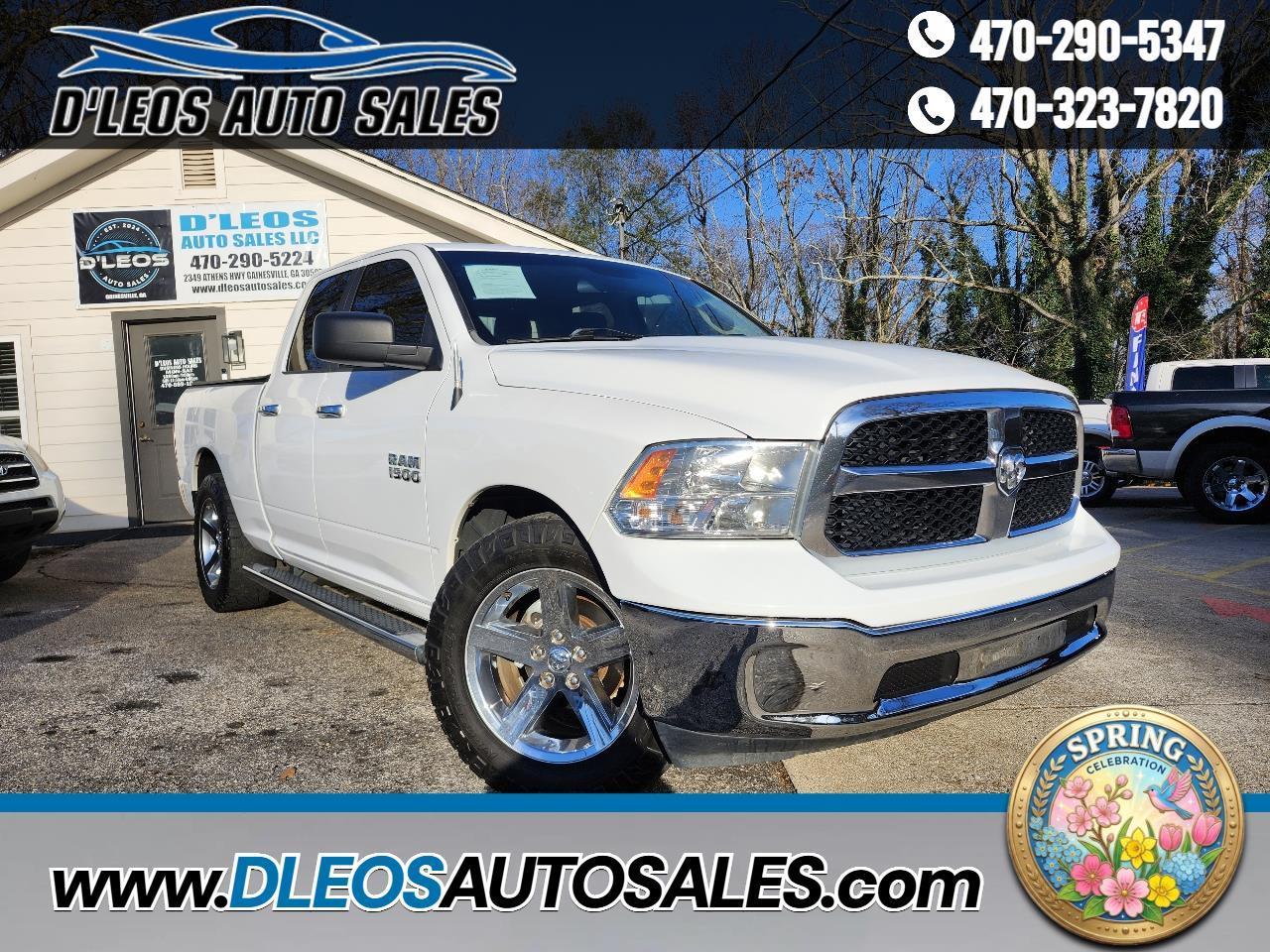 2018 RAM 1500 SLT 4x2 Quad Cab 6'4" Box