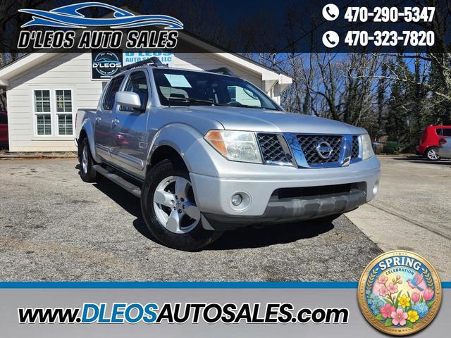 Silver 2005 Nissan Frontier 4 Dr LE Crew Cab SB Pickup Truck Rear-Wheel Drive Automatic