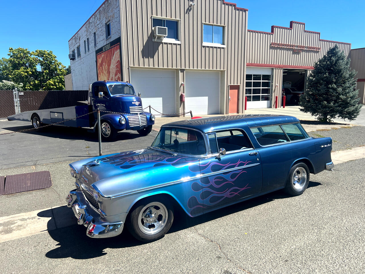 1955 Chevrolet Nomad Flamed Hot Rod Show Car