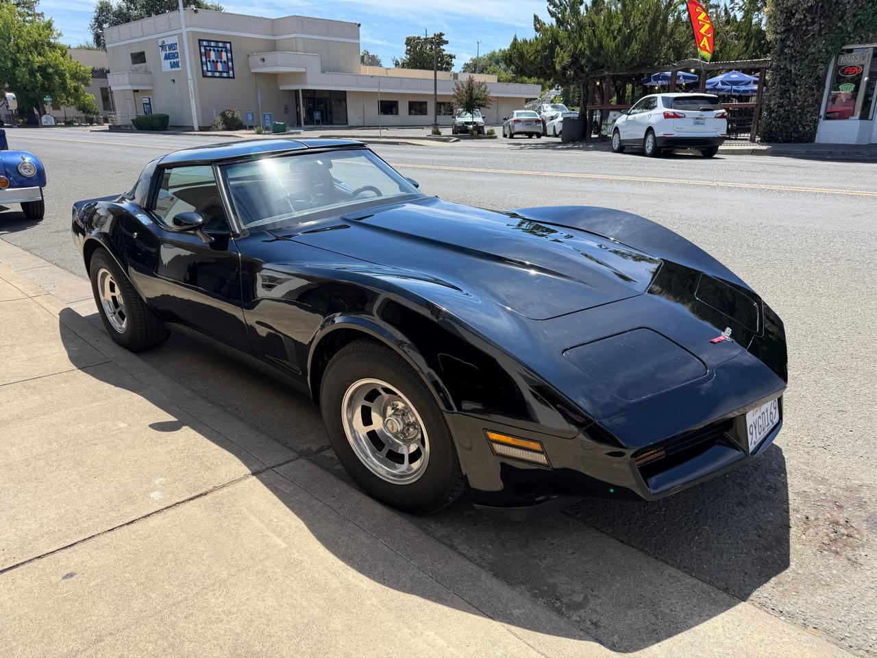1981 Chevrolet Corvette Original Black on Black T top 4 Speed Car