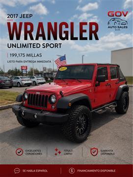 2017 Jeep Wrangler Unlimited Sport 4WD