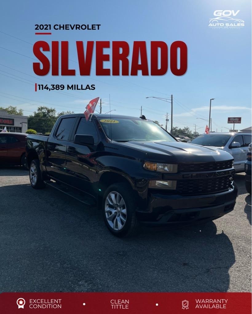 2021 Chevrolet Silverado 1500 Custom Crew Cab Long Box 4WD