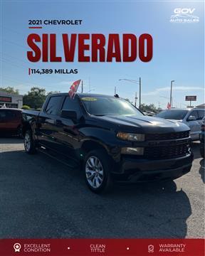 2021 Chevrolet Silverado 1500 Custom Crew Cab Long Box 4WD