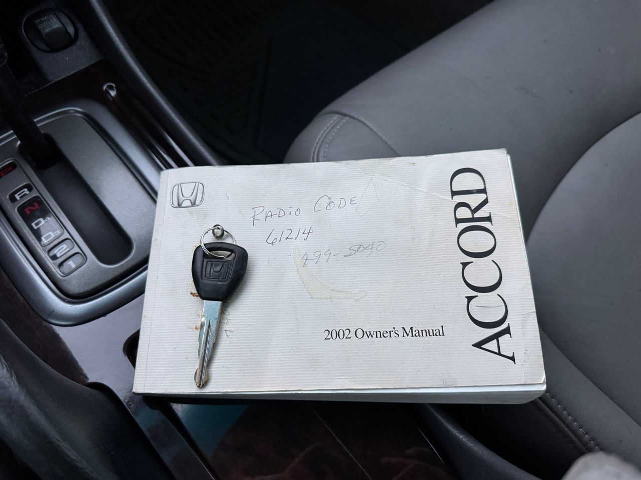Honda Accord EX Sedan with Leather 2002
