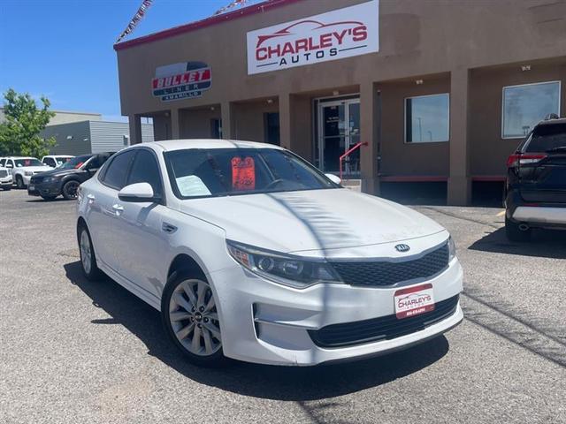 White 2018 Kia Optima LX Sedan Front-Wheel Drive Automatic