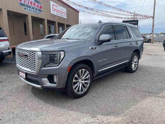 Gray 2022 GMC Yukon SUV / Crossover Four-Wheel Drive Automatic
