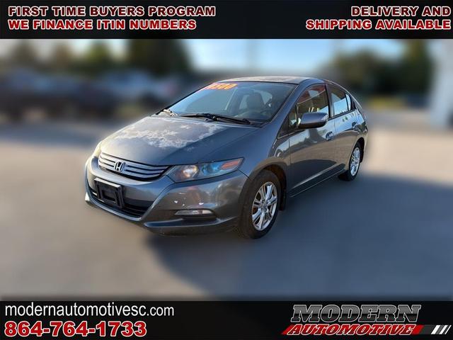 Silver 2010 Honda Insight EX Hatchback Front-Wheel Drive Continuously Variable Transmission