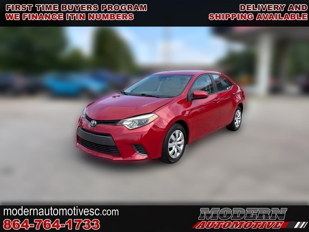 Toyota Corolla 4dr Sdn Auto L (Natl) 2015