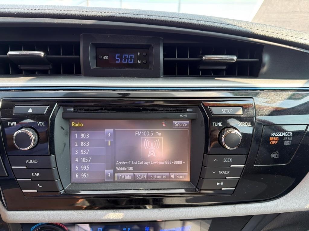 Toyota Corolla 4dr Sdn Auto L (Natl) 2015