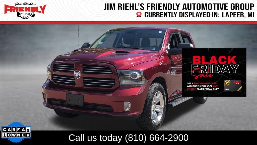 2017 RAM 1500 Sport Crew Cab SWB 4WD