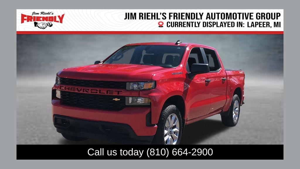 2019 Chevrolet Silverado 1500 Custom Crew Cab Long Box 4WD