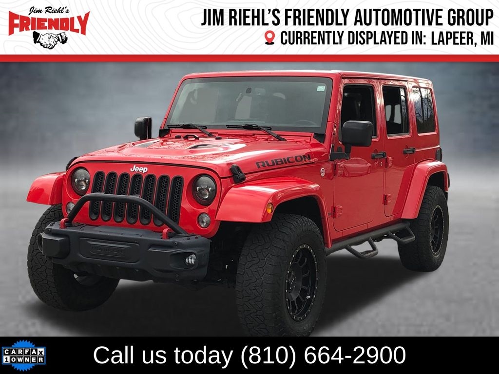 2016 Jeep Wrangler Unlimited Rubicon 4WD