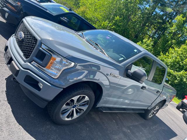 Gray 2019 Ford F-150 XL SuperCrew 4WD Pickup Truck Four-Wheel Drive Automatic