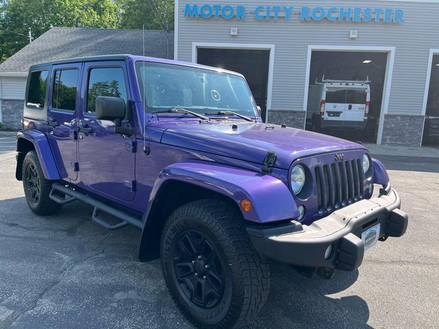 Purple 2016 Jeep Wrangler Unlimited Sahara 4WD SUV / Crossover Four-Wheel Drive Automatic