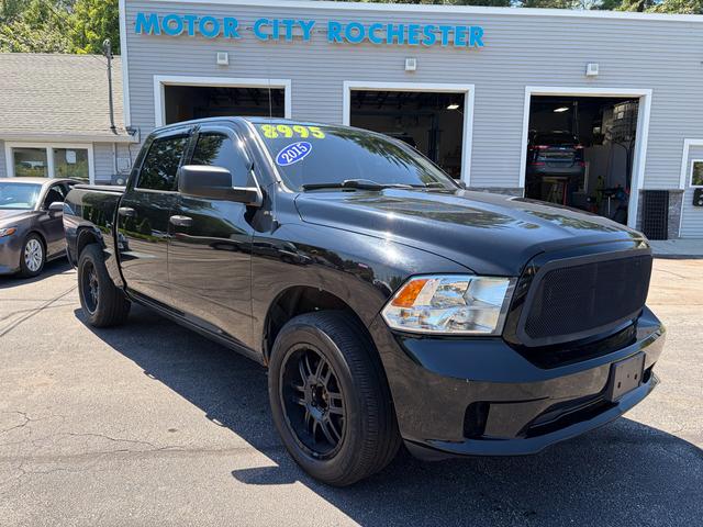 Black 2015 RAM 1500 Pickup Truck Four-Wheel Drive Automatic
