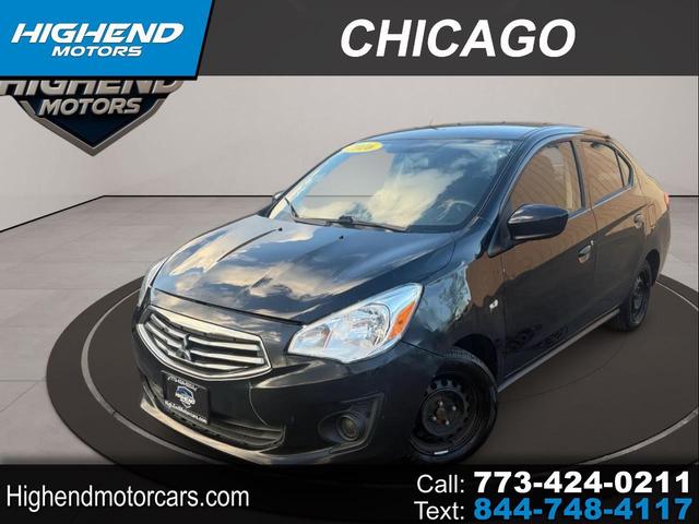 Black 2019 Mitsubishi Mirage G4 ES FWD Sedan Front-Wheel Drive Automatic