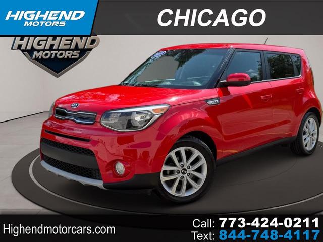 Red 2019 Kia Soul Wagon Front-Wheel Drive Automatic