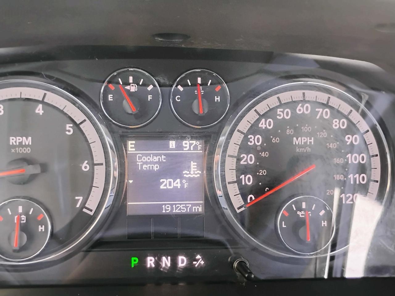 RAM 1500 4WD Quad Cab 140.5" Big Horn 2012