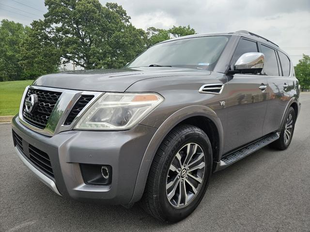 Gray 2018 Nissan Armada Platinum SUV / Crossover 4X2 Automatic