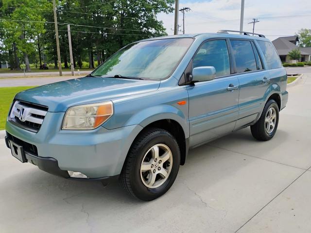 Blue 2006 Honda Pilot EX-L with DVD SUV / Crossover Front-Wheel Drive Automatic