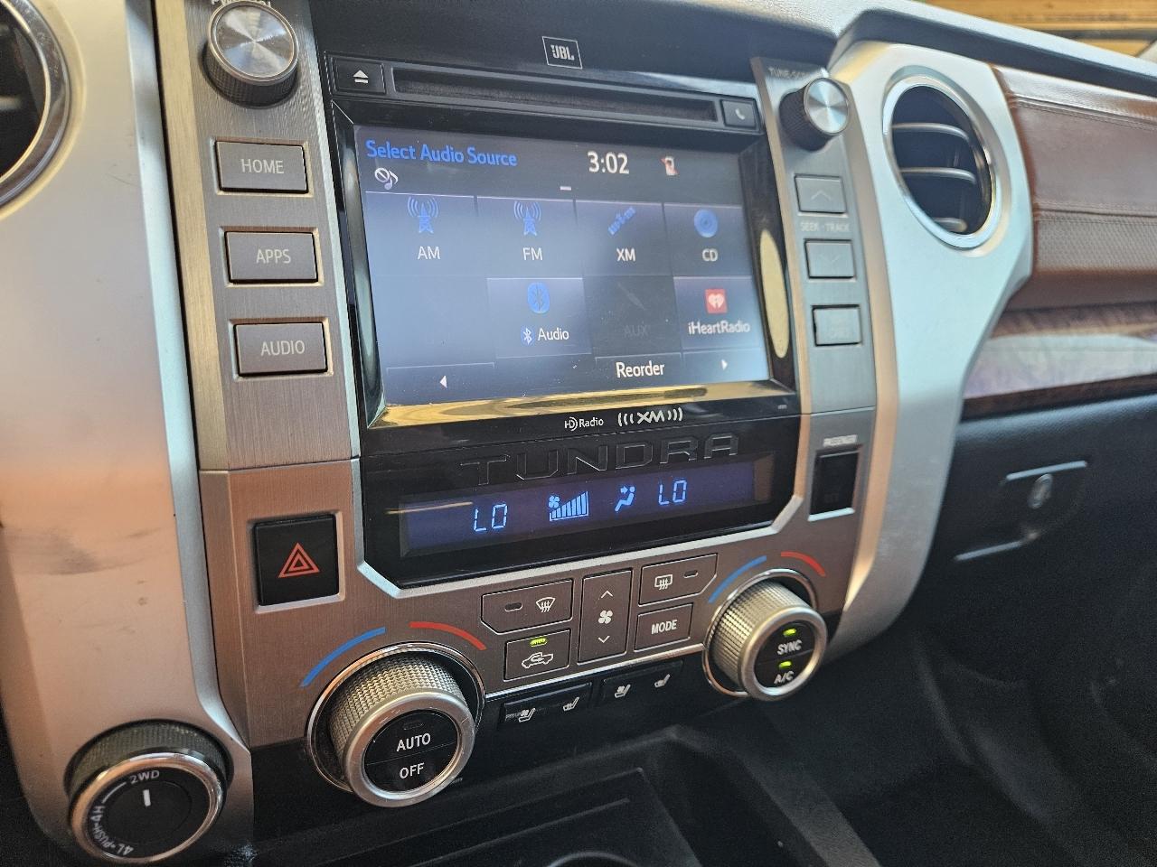 Toyota Tundra 4WD Truck CrewMax 5.7L FFV V8 6-Spd AT Platinum (Natl) 2015
