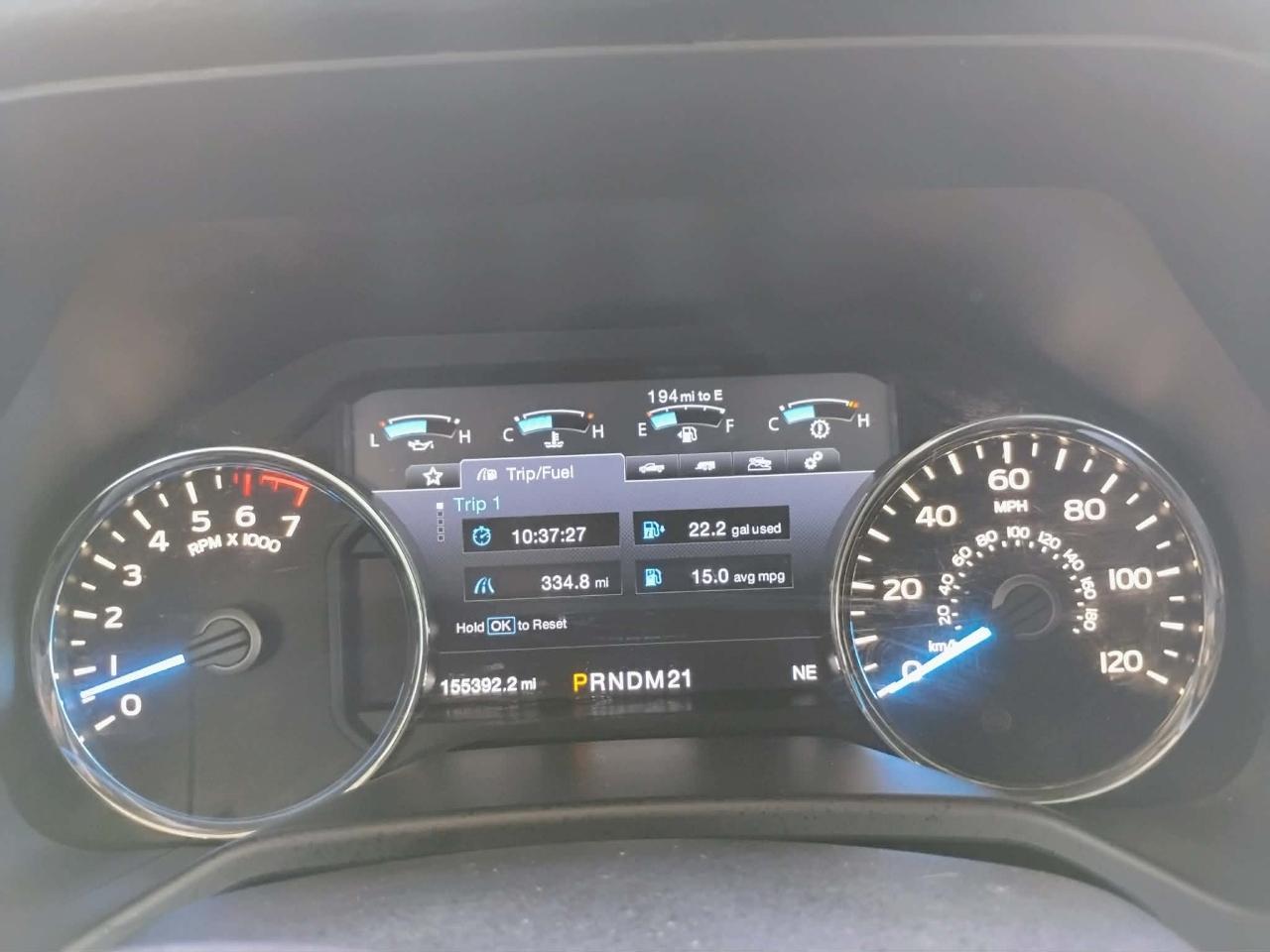 Ford F-150 4WD SuperCrew 139" Lariat 2015