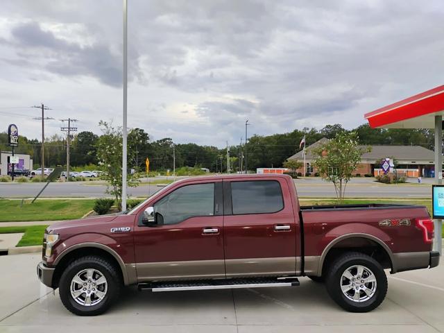 Red (Burgundy) 2015 Ford F-150 Pickup Truck Four-Wheel Drive Automatic