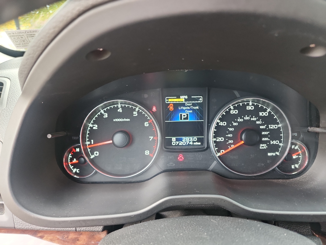 Subaru Legacy 2.5i Limited 2013