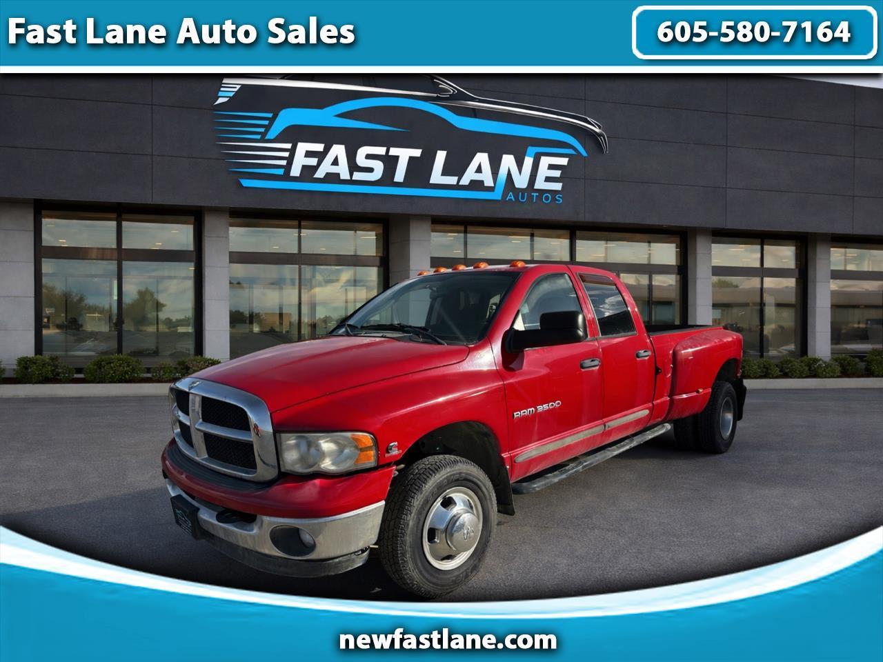 2003 Dodge Ram 3500 SLT Quad Cab Long Bed 4WD DRW