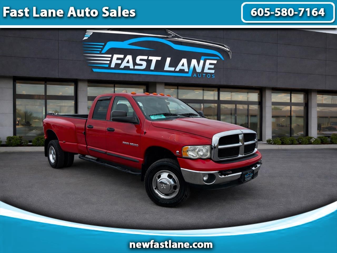 2003 Dodge Ram 3500 SLT Quad Cab Long Bed 4WD DRW