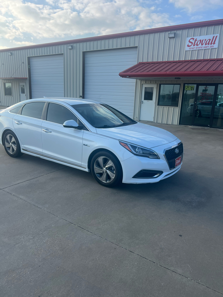 Hyundai Sonata Hybrid Limited w/Blue Pearl Interior 2017