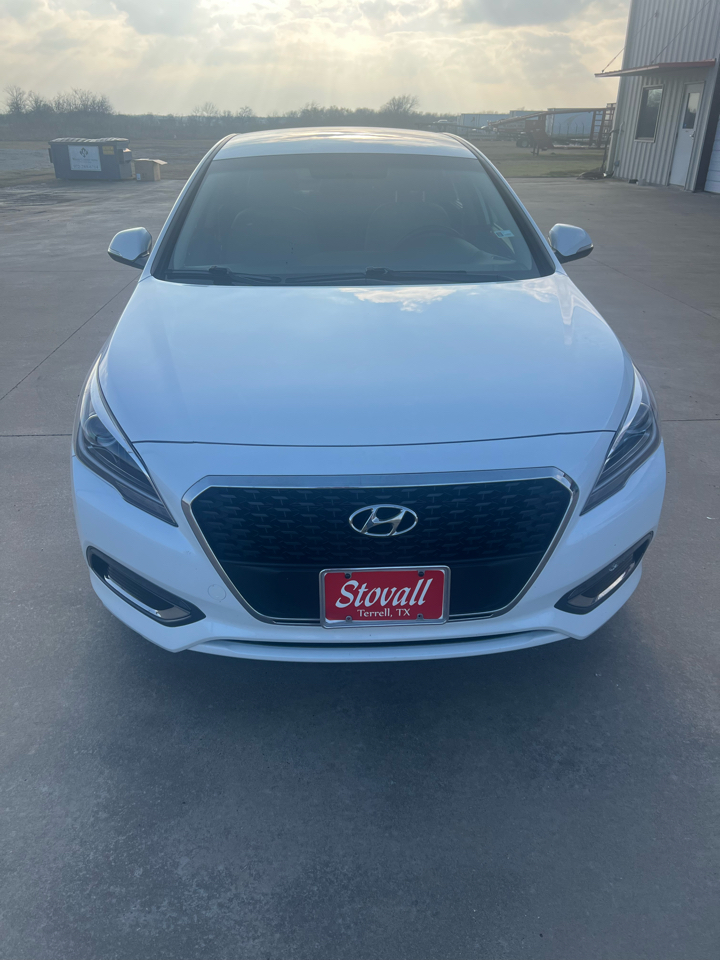 Hyundai Sonata Hybrid Limited w/Blue Pearl Interior 2017