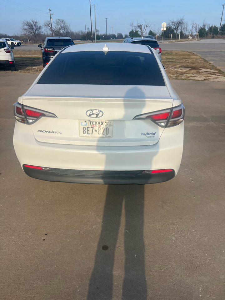 Hyundai Sonata Hybrid Limited w/Blue Pearl Interior 2017