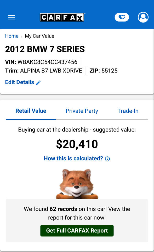 BMW 7-Series 750Li xDrive 2012 BMW 7-Series 750Li xDrive 2012